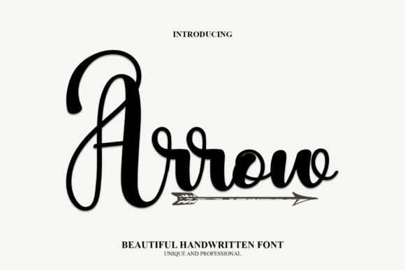 Arrow Font Poster 1