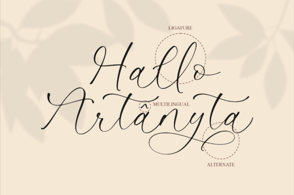Artanyta Font Poster 12