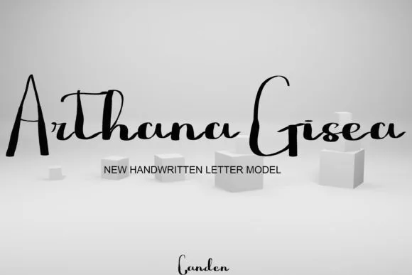 Arthana Gisea Font Arthana Gisea Font Poster 1