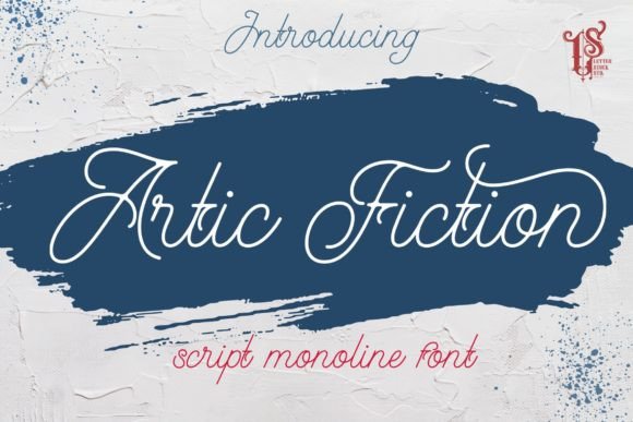 Artic Fiction Font Poster 1