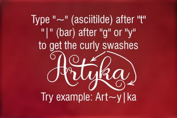 Artyka Font Poster 3
