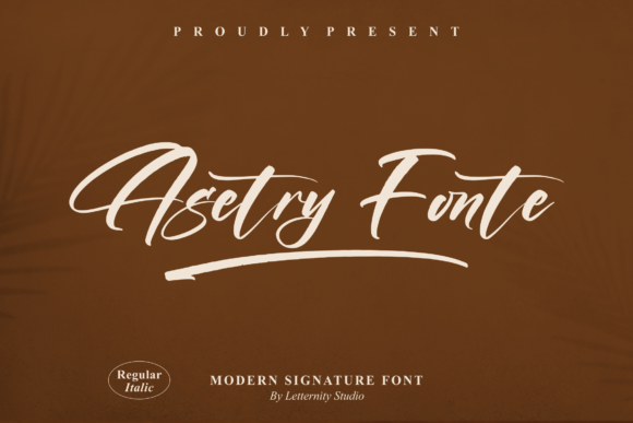 Asetry Fonte Font