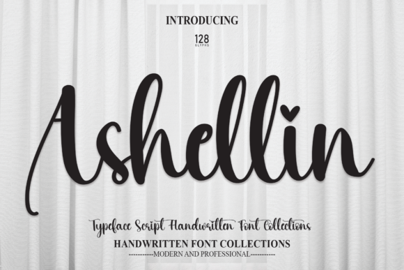 Ashellin Font Poster 1