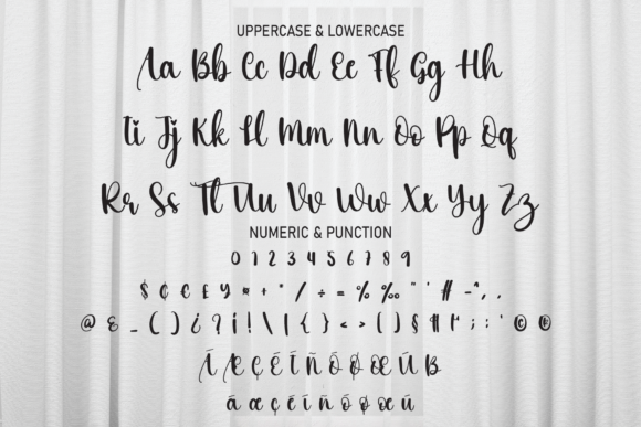 Ashellin Font Poster 7