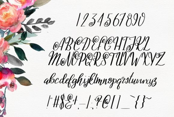 Ashleigh Font Poster 2