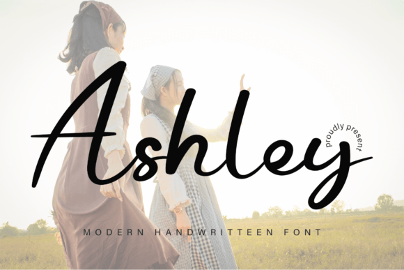 Ashley Font Poster 1