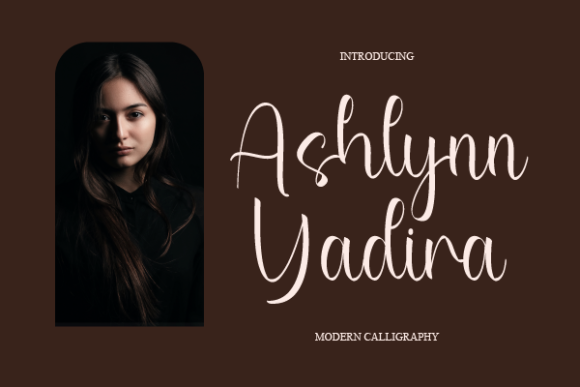 Ashlynn Yadira Font Ashlynn Yadira Font Poster 1