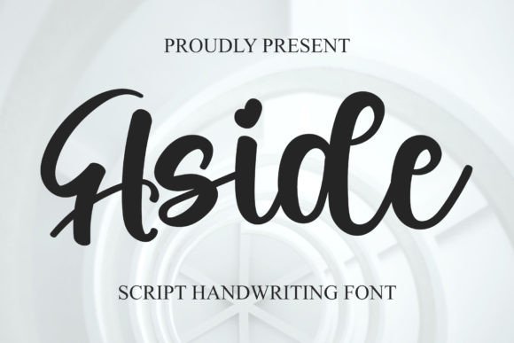 Aside Font Poster 1