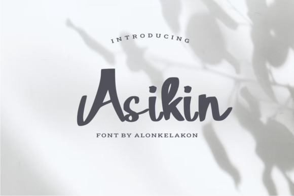 Asikin Font Poster 1