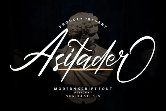 Asitader Font Asitader Font Poster 1