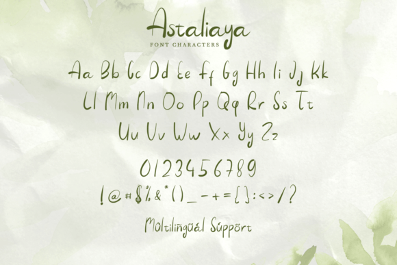 Astaliaya Font Poster 6
