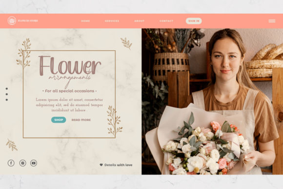Aster Daisy Font Poster 7