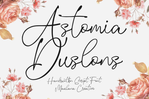 Astomia Duslons Font Poster 1