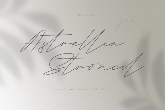 Astrellia Stroncil Font