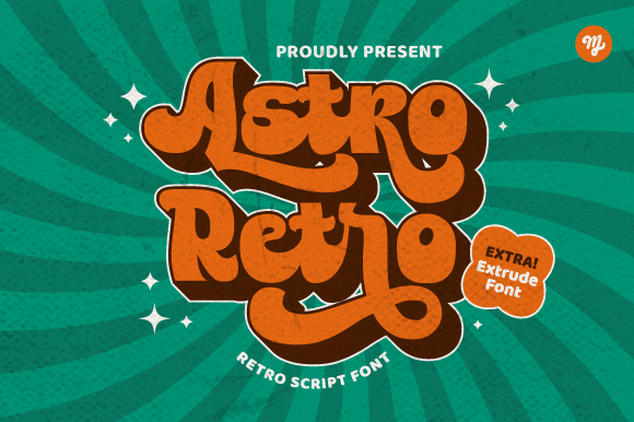 Astro Retro Font Poster 1