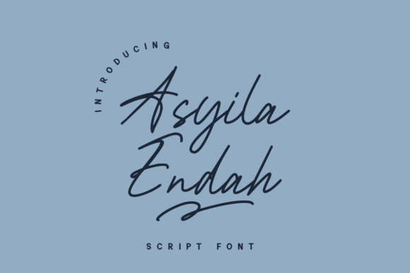 Asyila Endah Font Poster 1