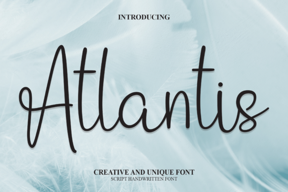 Atlantis Font Poster 1