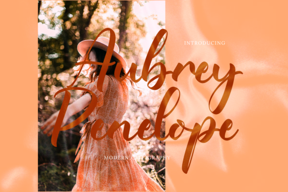 Aubrey Penelope Font Poster 1