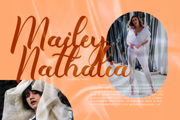 Aubrey Penelope Font Poster 3