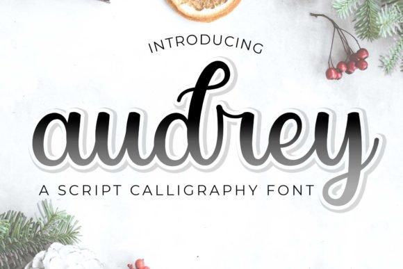 Audrey Font Poster 1