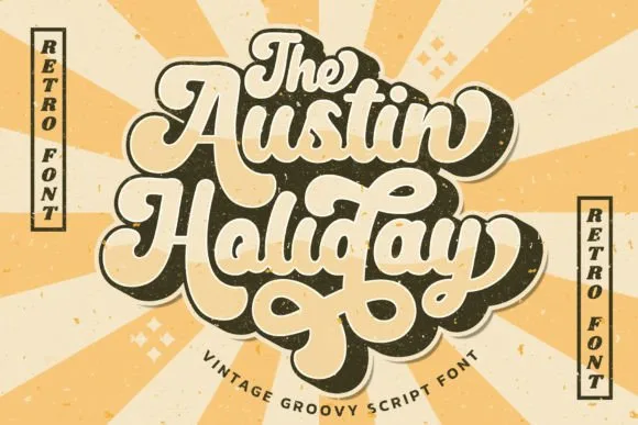 Austin Holiday Font Austin Holiday Font Poster 1