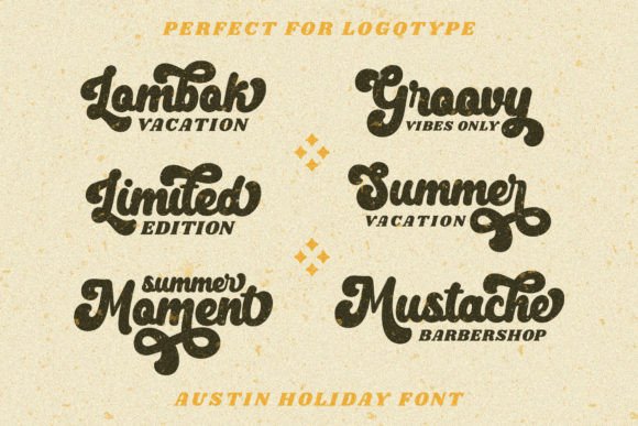 Austin Holiday Font Poster 2
