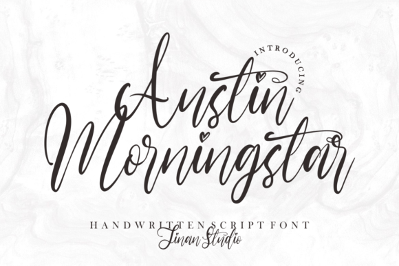 Austin Morningstar Font Poster 1