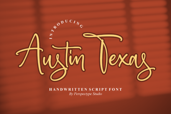 Austin Texas Font Poster 1