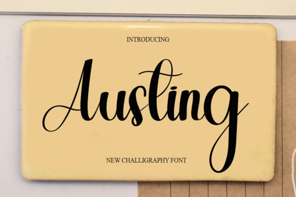 Austing Font Poster 1