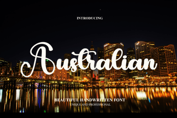Australian Font Poster 1