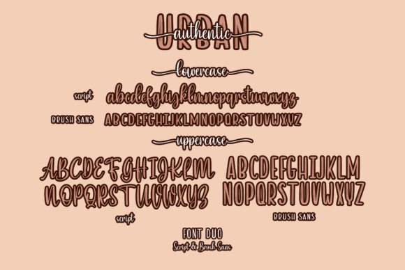 Authentic Urban Font Poster 9