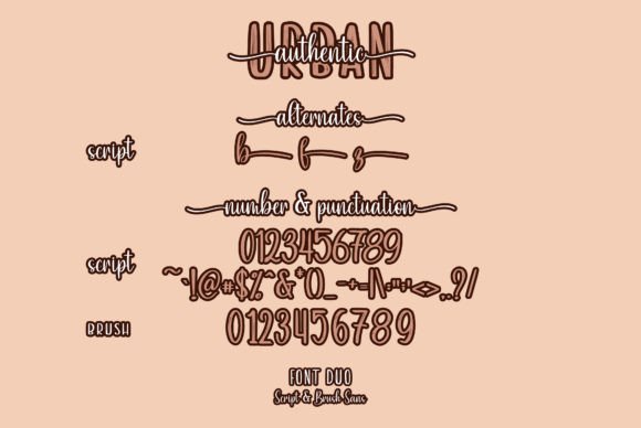 Authentic Urban Font Poster 10