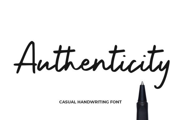 Authenticity Font Poster 1