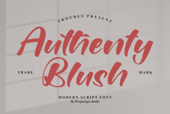 Authenty Blush Font