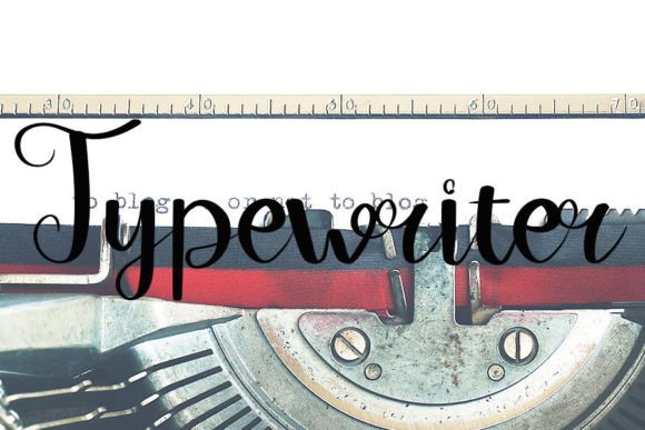 Author Type Font Poster 4
