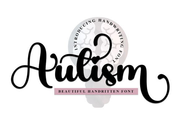 Autism Font Poster 1