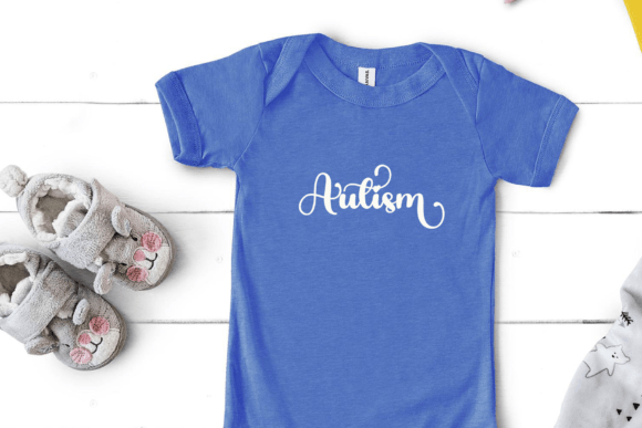 Autism Font Poster 6