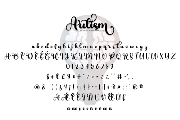 Autism Font Poster 7
