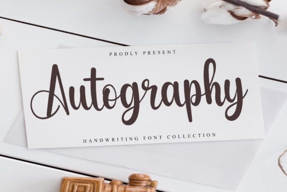 Autography Font Poster 1