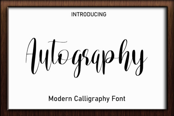 Autography Font