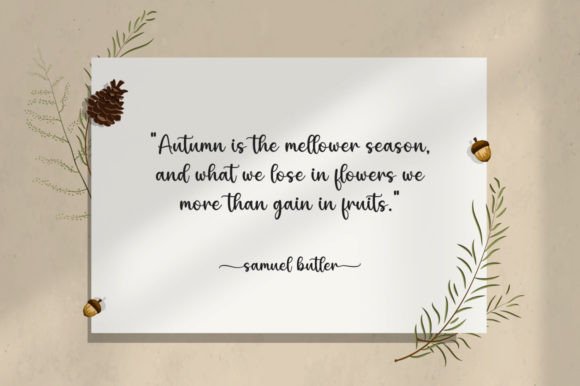 Autumn Font Poster 2