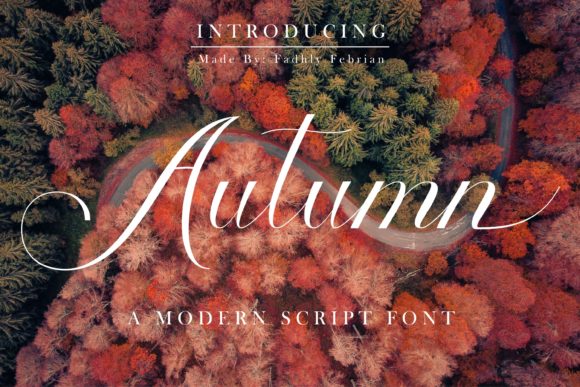 Autumn Font Poster 1