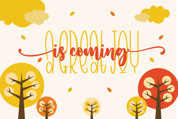 Autumn in Love Trio Font Poster 5