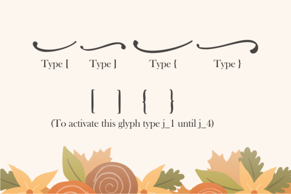 Autumn in Love Trio Font Poster 8