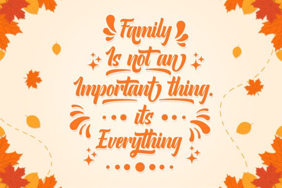 Autumn Monday Font Poster 7