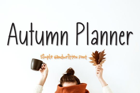 Autumn Planner Font Poster 1