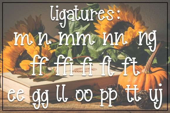 Autumn Secrets Font Poster 4