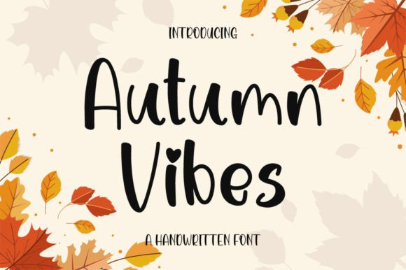 Autumn Vibes Font Poster 1