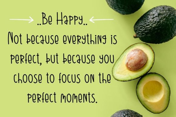 Avocado Butter Font Poster 2