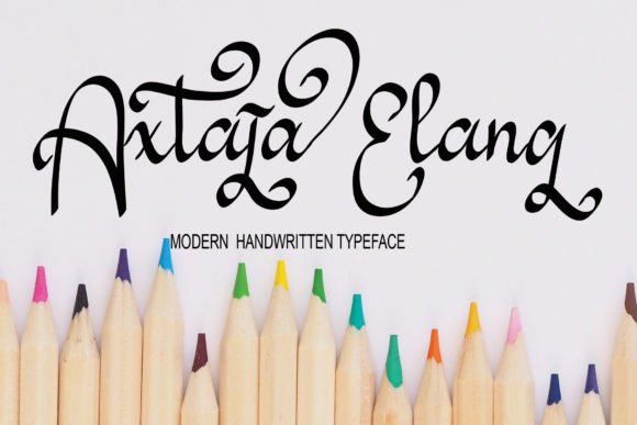 Axtaja Elang Font Poster 1